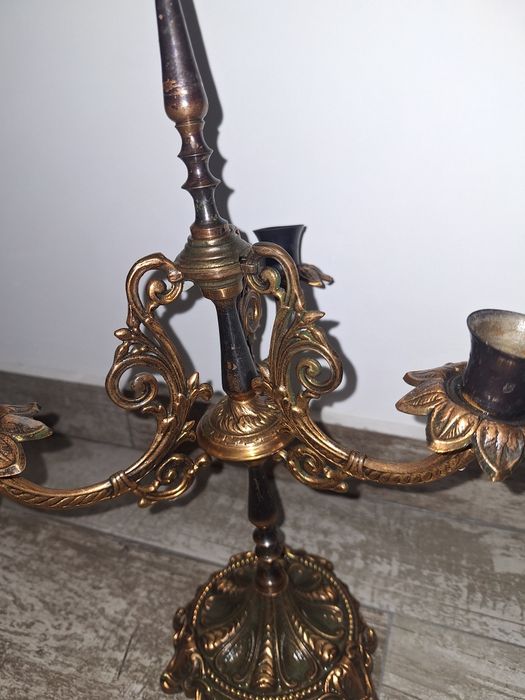Sfestnic lumanari bronz antic