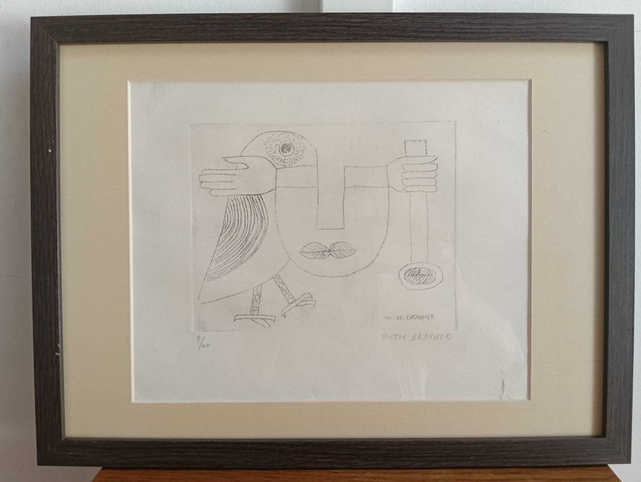 Gravura veche Victor Brauner - 1