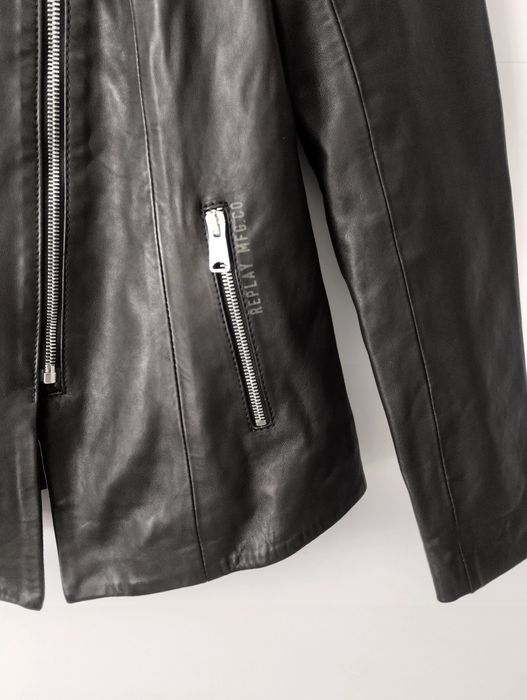 НАМАЛЕНО Replay Дамско Кожено Яке от Естествена Агнешка Кожа Размер S