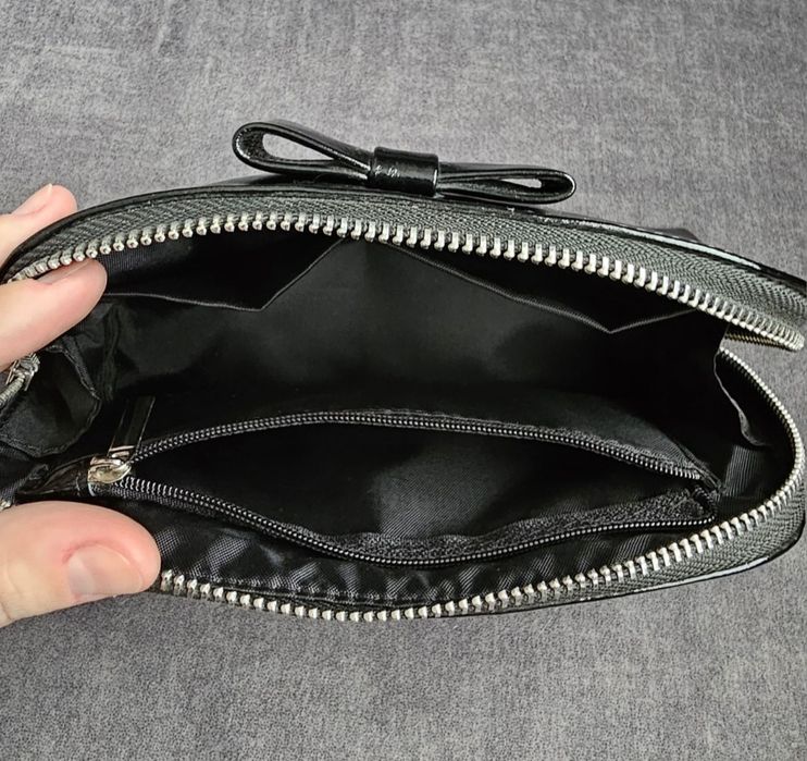 Косметичка клатч натуральная кожа