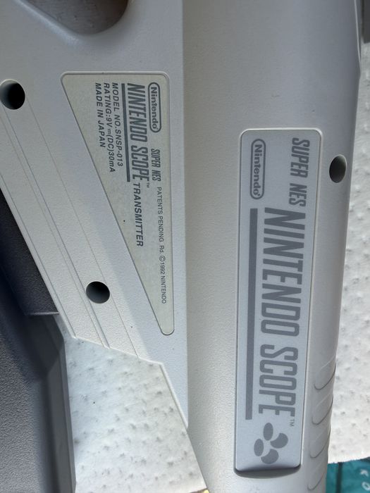 Snes Super Nintendo Scope