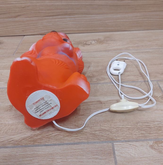 Ретро гумена играчка лампа от 1960-1970г.
COMBEX, made in England.