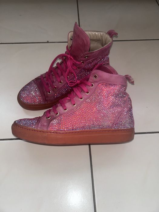 Sneakers LE SILLA cu cristale Swarovski – originali, mărimea 36