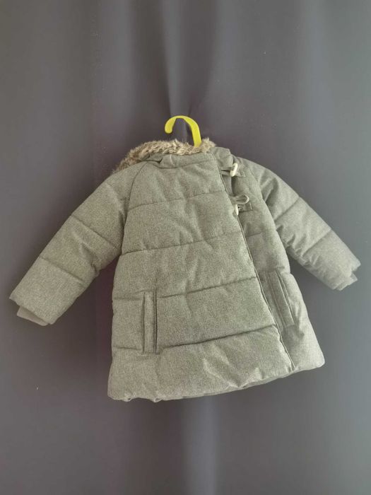 Детско много топло зимно палтенце Okaidi, 80cm