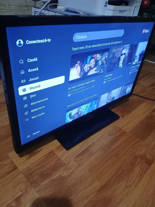 Smart TV Telefunken 61 cm, WiFi Youtube Netflix