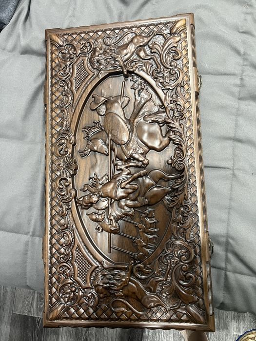 Нарды из массива ореха