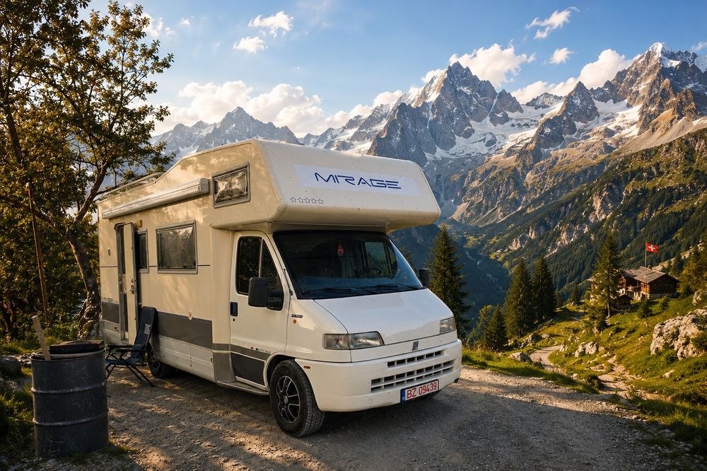Autorulota Fiat Ducato MIRAGE 5 STELE 2,8TD Originala Import Suedia impecabila ACCEPT SCHIMB CU SUV!