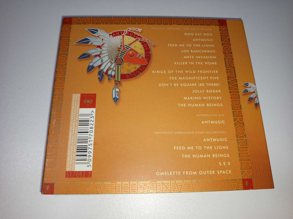 Компакт диск Adam and the ants- Kings of the wild frontier
