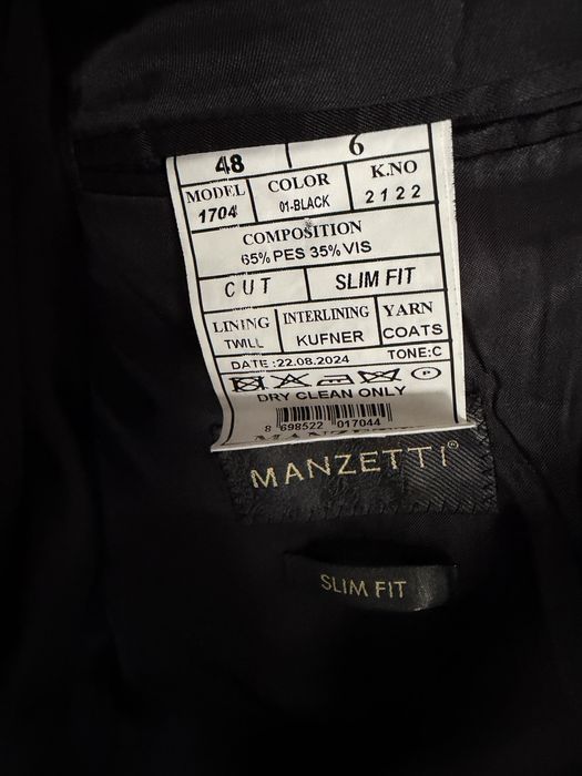 Costum mire Manzetti slim fit