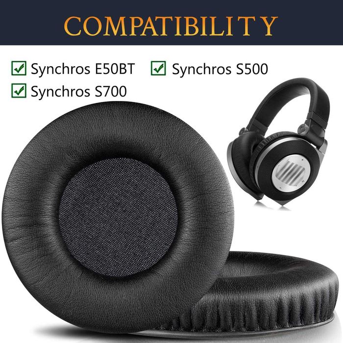 Set 2 bureti pentru casti JBL E50BT, E50, Synchros S700 S500, Over-Ear