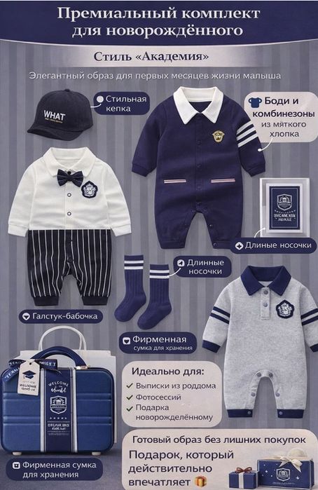 Премиальный подарочный набор для малышей