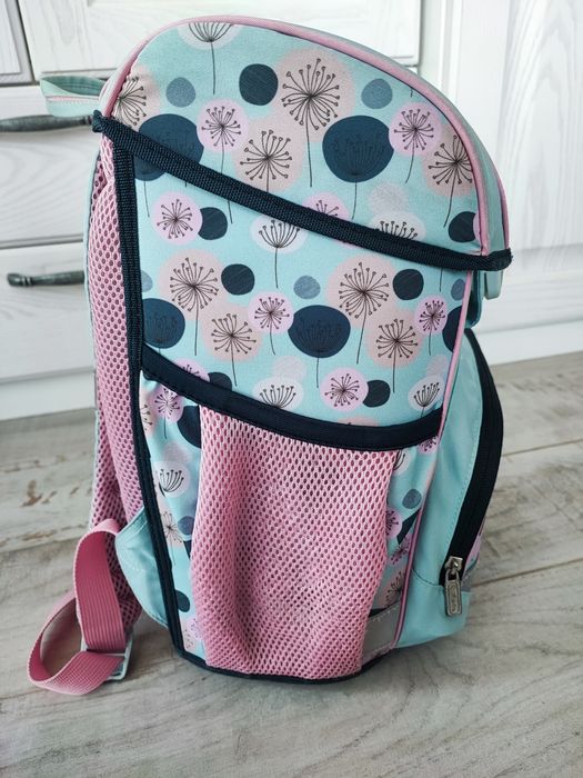 Ученическа раница Herlitz Loop Plus Hummingbird, Светло синя