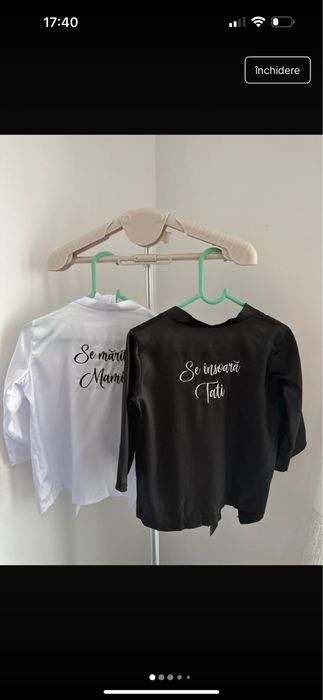 Halate bebe  pentru nunta marimea 86