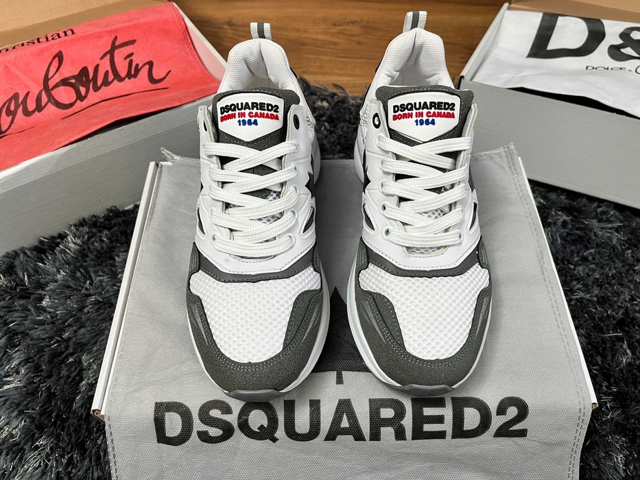 >- CEL MAI BUN PREȚ -< Sneakers - adidași - pantofi sport bărbați Dsquared2 Dash Runner D2 dsq model vara 2026