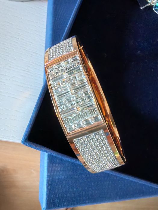 Bratara Swarovski Ethic Wide Bangle