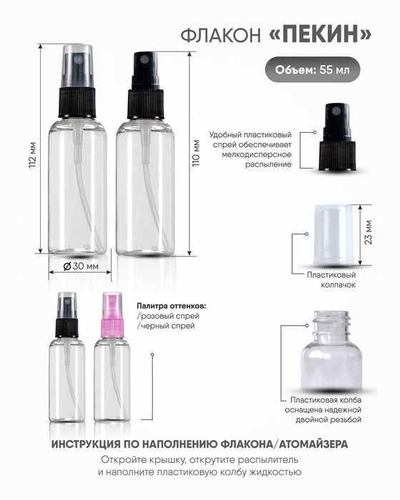 Продаем ОПТОМ пустые пластиковые флаконы