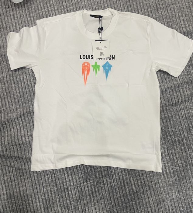 Tricou louis vuitton alb
