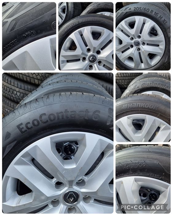 Jante oțel 5x114,3 / R16~Anv.vară  205 / 60 R16~Captur II , Citan