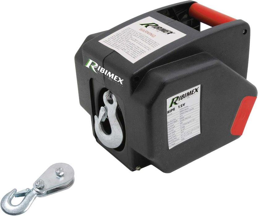 Troliu electric Ribimex PE12V, capacitate de tracțiune de 12V până la 5000 kg