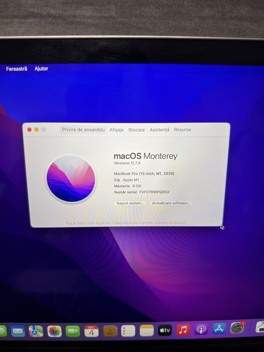 MacBook Pro M1 - 13’ - 256GB - Silver - 8GB RAM