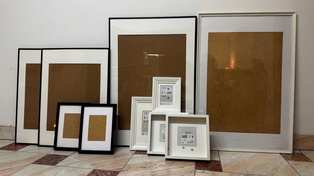 Set rame IKEA + passepartout (gallery wall complet) – Tablouri decor perete nefolosite
