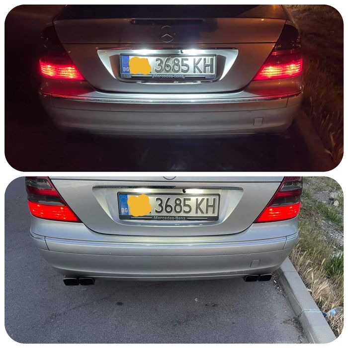 Led лед плафони/крушки рег. номер Mercedes Мерцедес  w211 w219 w203