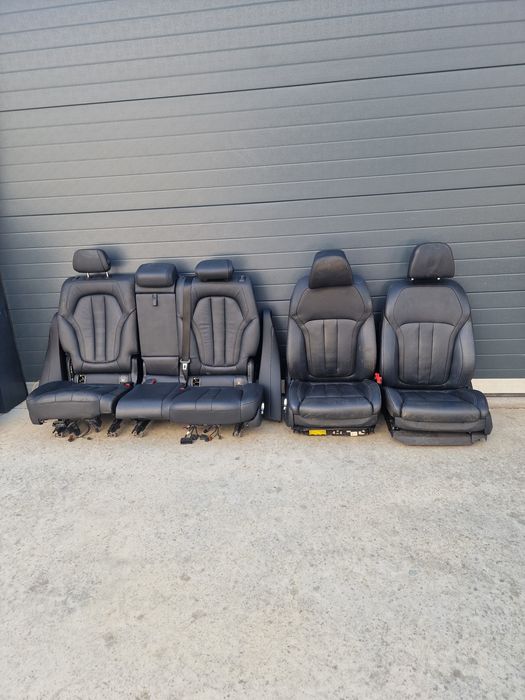 Scaune interior piele neagră bmw x5 g05