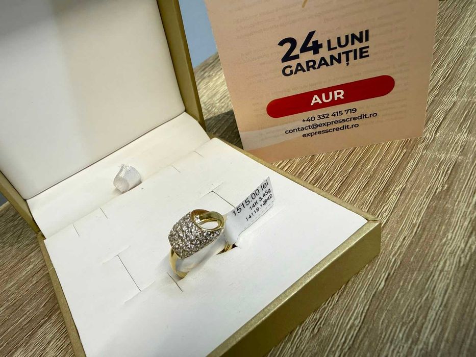 (AG42) Inel aur 14k 3.43g b14118 - Garantie 2 ani!