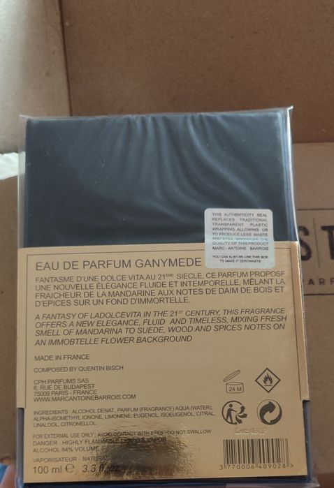 Marc -Духи продаётся. Antoine Barrois Ganymede 100ml Original