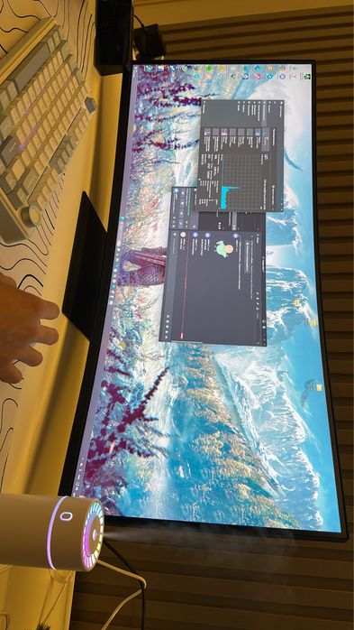 монитор 34 дюйма, 180гц 2k