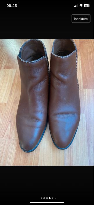 Massimo Dutti botine piele full