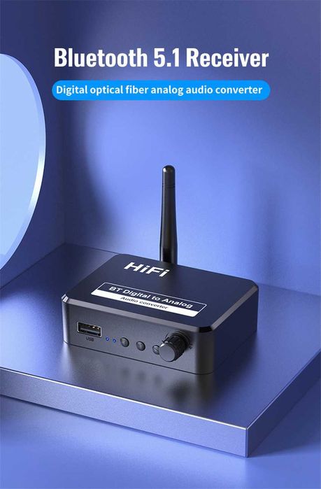Bluetooth цифров ДАК BLS-B35 HiFi DAC + Гаранция