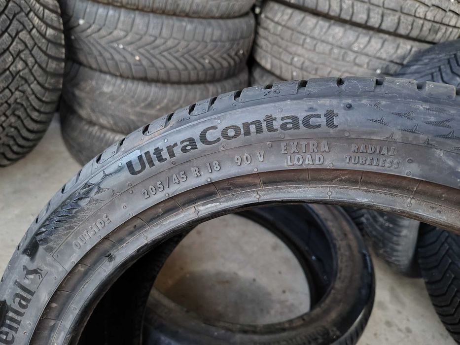 2бр.летни гуми CONTINENTAL 205 45 18 DOT22 цена за брой