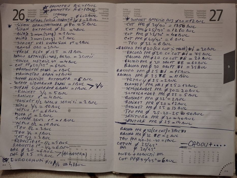 Materiale PPR diverse piese,piese bronz,sifon gravitațional,