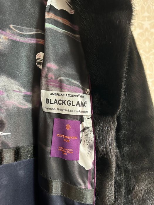 Шуба норковая блэклама
