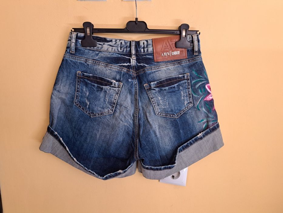 Къси панталонки Alessa,Madness National, Rosso Disera