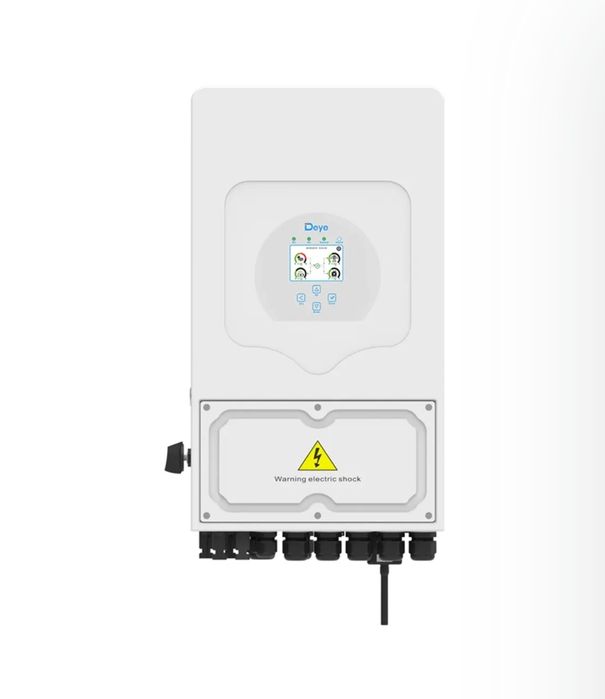 Pe DEYE Hibrid 6kW 48v 2xMPPT SUN-6K-SG05LP1-E