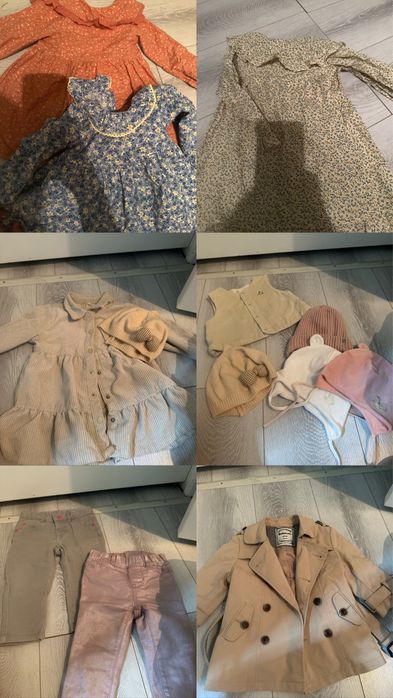 Вещи для девочек 80 90см