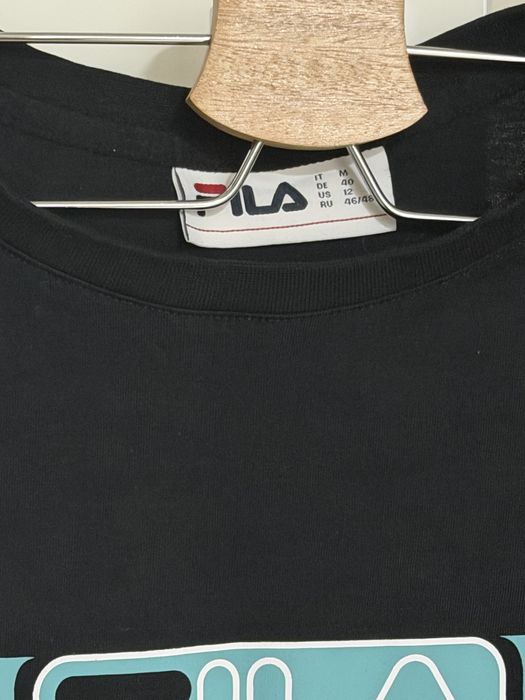 Футболка черная Fila
