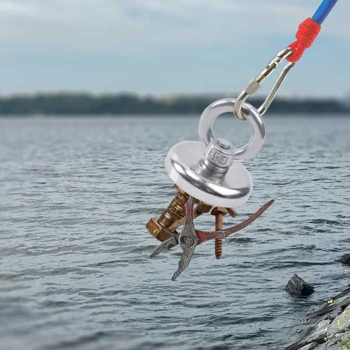 Неодимови магнити с халка, КЛАС N52 | Magnet fishing