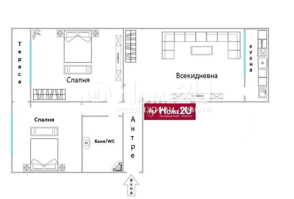 Продава се Тристаен апартамент в София, Дружба 1 - 66 кв.м за 1314 €/кв.м - Снимка #1