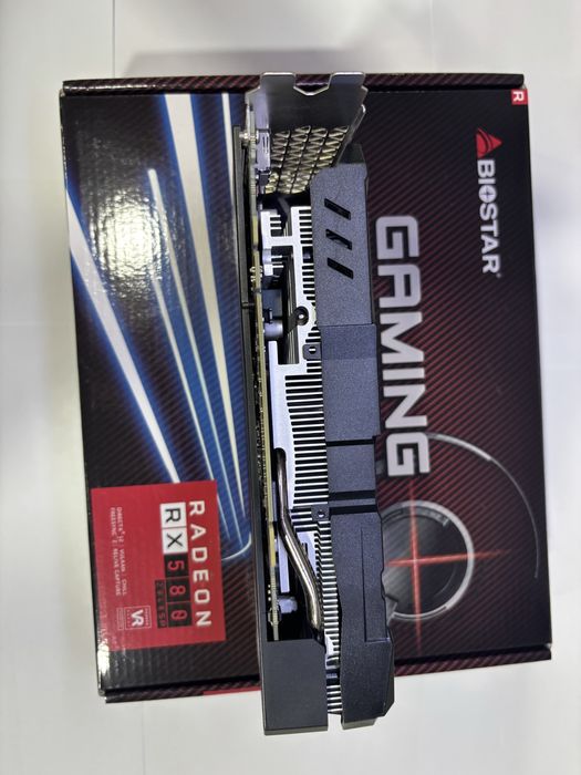 Видео карта -  Biostar AMD RX 580 8GB - Чисто Нова