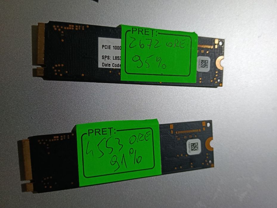 Ssd m.2 nvme 1tb micron gen 3 sunt 2 bucati