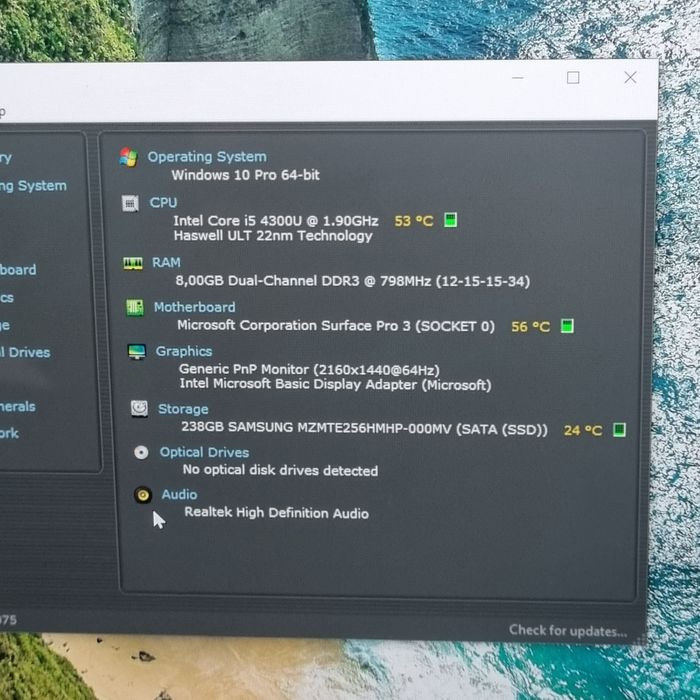 Microsoft Surface pro 3 256Gb