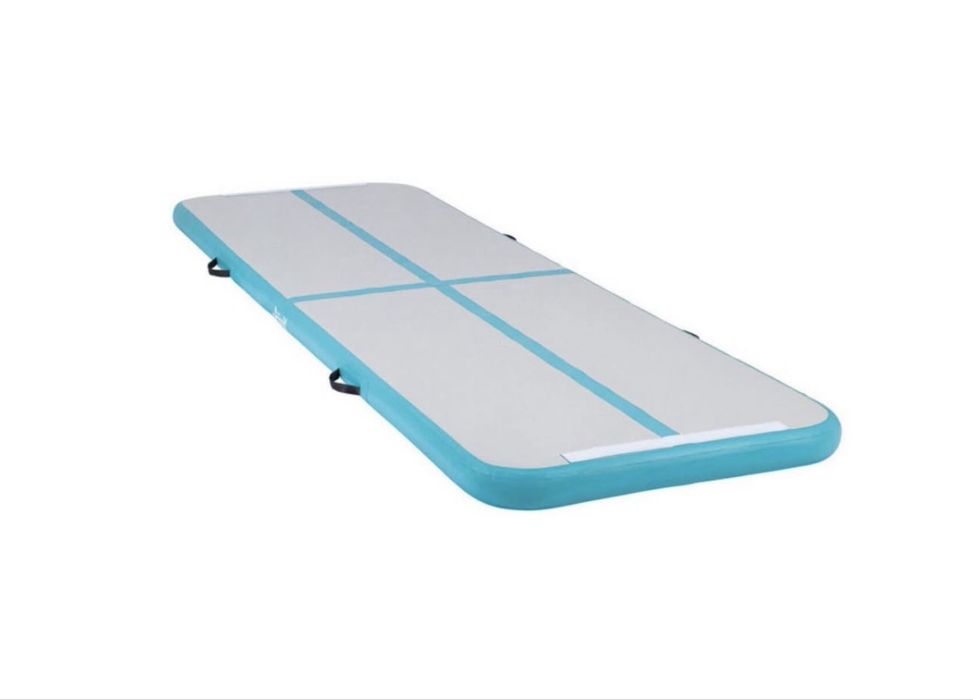 Saltea Gimnastica Gonflabila CRIVIT 300x100cm cu Pompa Electrica