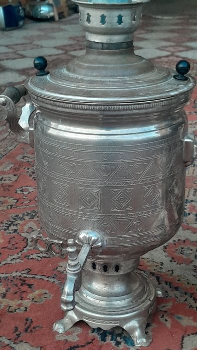 Самовар На Дровах Редкий Узор !