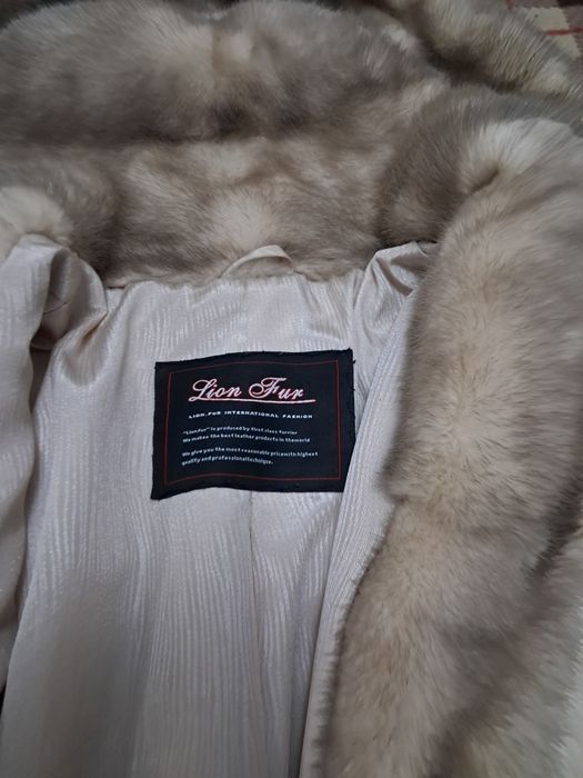 Шуба норка мутон