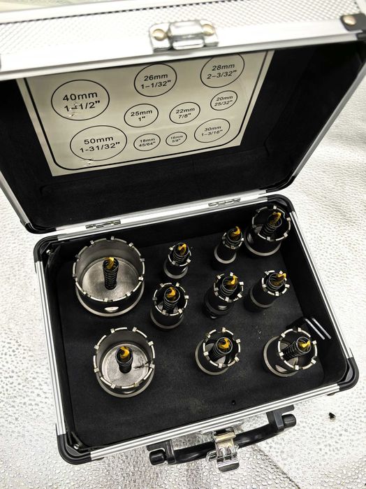 Set coroane de gaurit titan 10 piese 219 lei