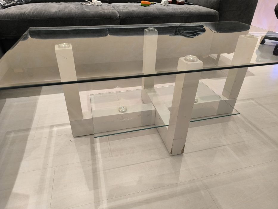 Стъклена холна маса 65х120