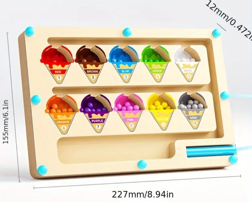 Образователна дървена играчка